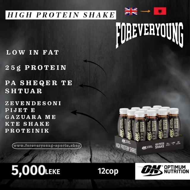 High Protein Shake (12cop)

🚛 FREE DELIVERY 🤝

Produktet jan 100% origjinale sjell nga magazina kryesore e Optimum Nutrition ne UK 🇬🇧🇦🇱

Na kontaktoni per porosi ne Whats up ose ne faqen e webit ku mund te zgjidhni produktin qe ju deshironi te vendosni te dhenat dhe ne kujdesemi qe tja u sjellim , taksimi i pageses behet cash .

Whats up: +447882281103 📞

#foreveryoung #supplement #albania #unitedkingdom #bodybuilding #wrestling #boxing #athlete #optimumnutrition #foreveryoungsports #gym #proteina